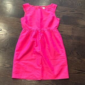 J. Crew Bright Pink Casual Dress
